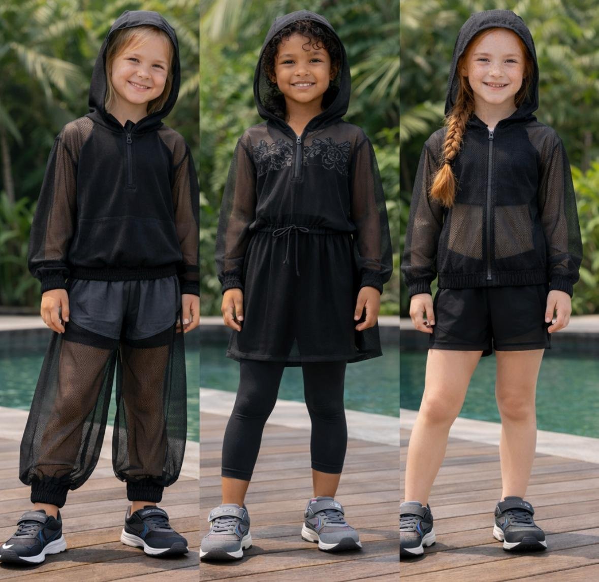 kid tenue pluie design antiuv