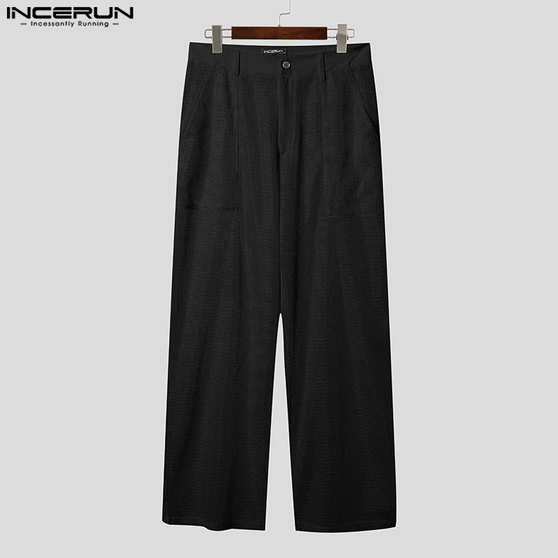 Men's Hollow Out Mesh Pants - See-Through Button Joggers Streetwear